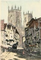 York, Street and Cathedral