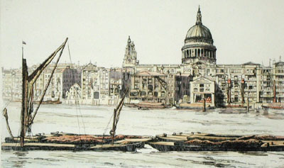 St Pauls from the Thames