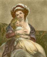Lady with child
