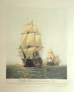 etching, nelson's flagship, The Victory