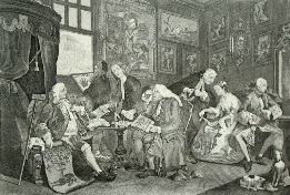 Marriage a La Mode, Hogarth