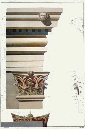 Classical Corinthian column capital