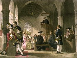 genre scene from Goldsmith's Village Pastor