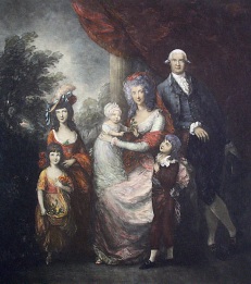 Baillie Family, print after gainsborough