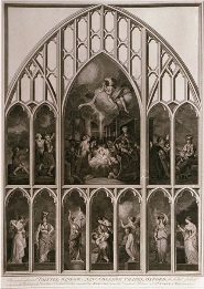 New College, Oxford , stained glass window