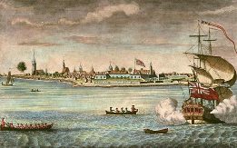 Fort George, New York, Carwitham engraving