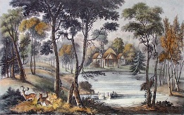 Cottage Dejuner, genre rural scene