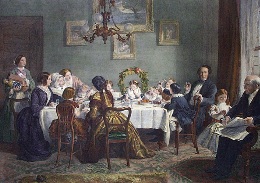 Many Happy Returns of the Day after William Powell Frith