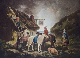 The Thatcher, Morland etching