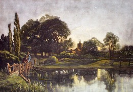 Tranquil Evening, rural scene