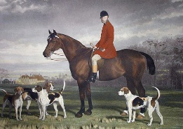 Mr Scratton, huntsman portrait
