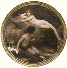Naiads Pool, large marine theme print