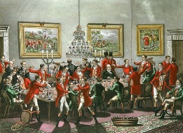 The Toast, hand coloured print