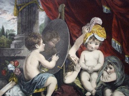 children painting, after reynolds