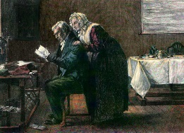 The Mail Bag, genre print after sadler