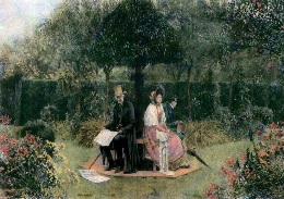 Memories, victorian genre print after sadler
