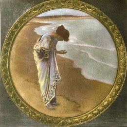 Sea Hath its Pearls, decorative large round print