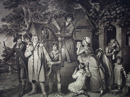 The Rapacious Steward, large etching after Bigg