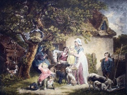 Cottagers, george morland print