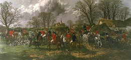 Favourite Fixture, very large fox hunting print