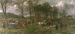 Gone Away, very large fox hunting print