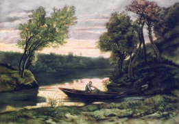 Evening, river scene