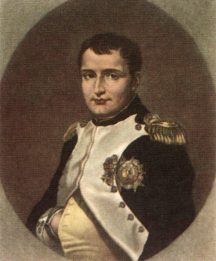 portrait of Napoleon Bonaparte