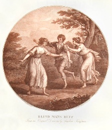 Blindmans Buff, sepia print