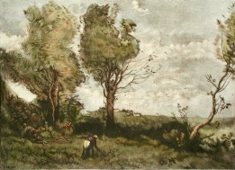 The Flower Gatherer, after corot