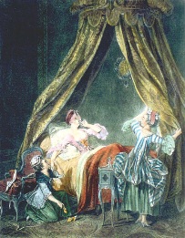 french bedroom scene