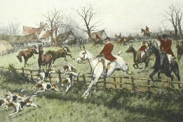 Full Cry, fox hunting print