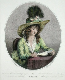 The Choice, pretty lady print