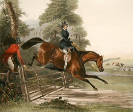 Georgina Charlotte Theobald, huntswoman