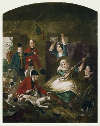 Reynard's Last Shift, hand coloured print