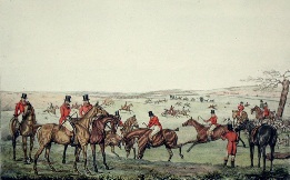 The Meeting, alken hunting print