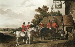 Returning from the Hunt, village inn