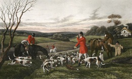 The Death, fox hunting print