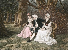 romantic genre etching
