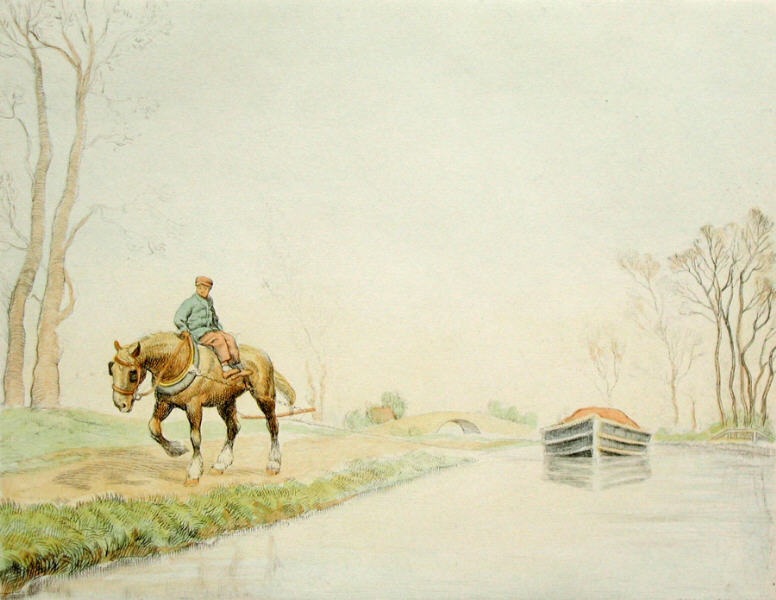 Canal Barge Horse