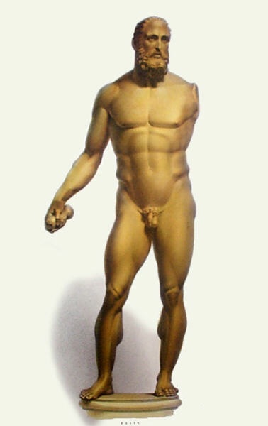 Brass Statue - Pl. XXXIII