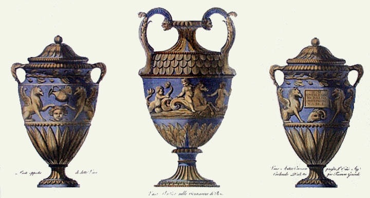 Vases - Pl. IV (Blue)