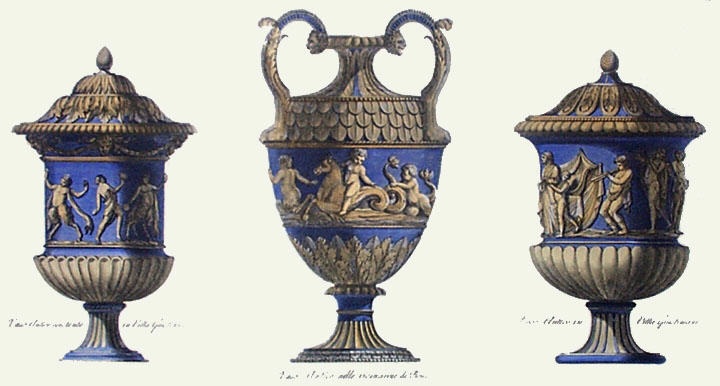 Vases - Pl. V (Blue)