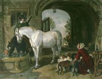 Horses at the Fountain