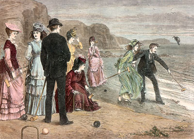 Croquet On the Beach