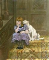 Sympathy (girl and dog)