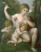 Cupid Disarmed by Venus