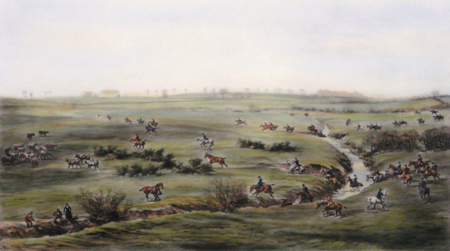 The Ward, Fairyhouse River. (Irish hunts)