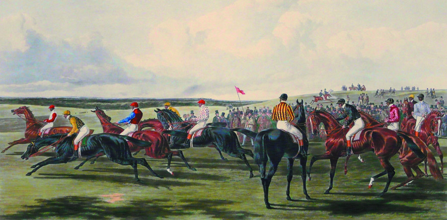 A False Start. (horse racing)