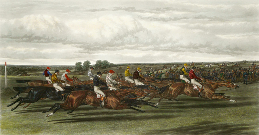 The Run In. (horse racing)