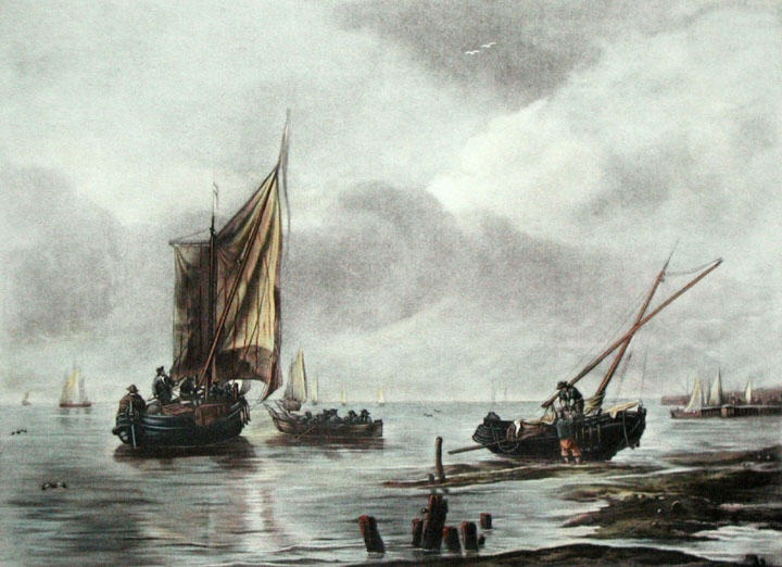 Fishing boat at Anchor